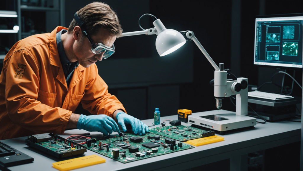 découvrez les étapes essentielles du reworking des cartes électroniques, un processus crucial pour réparer et optimiser les circuits imprimés. apprenez les techniques, outils et bonnes pratiques pour garantir un travail de qualité et prolonger la durée de vie de vos équipements électroniques.